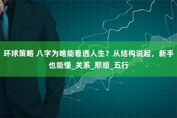 环球策略 八字为啥能看透人生？从结构说起，新手也能懂_关系_那组_五行