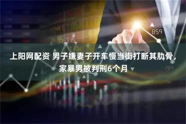 上阳网配资 男子嫌妻子开车慢当街打断其肋骨，家暴男被判刑6个月